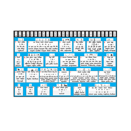 T-194 Spelling Master Chart (Desk Size)